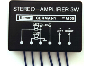 M055 Stereo-Verstärker 3 Watt
